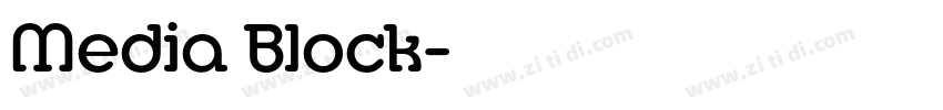 Media Block字体转换